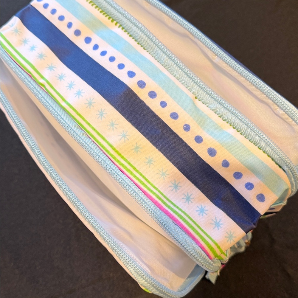 SCOUT - 3 Way Toiletry Bag - All The Trimmings - Coated Cotton 10.75 x 5.5 x 4” - Picture 6 of 9